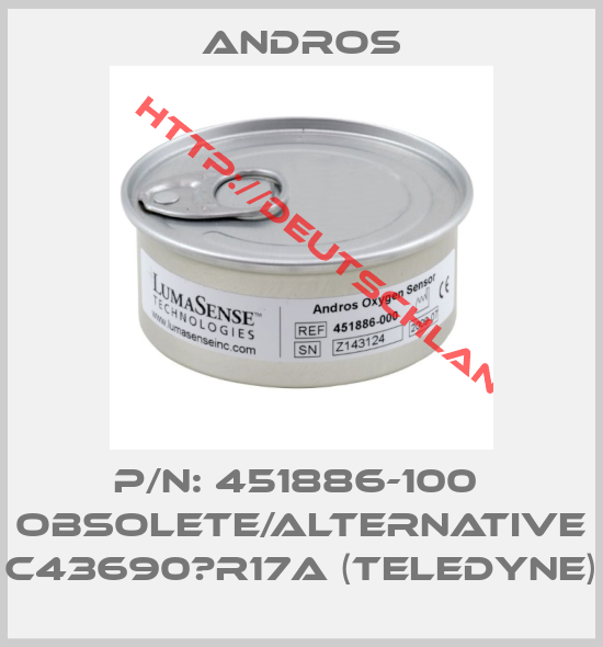 Andros-P/N: 451886-100  obsolete/alternative C43690‐R17A (Teledyne)