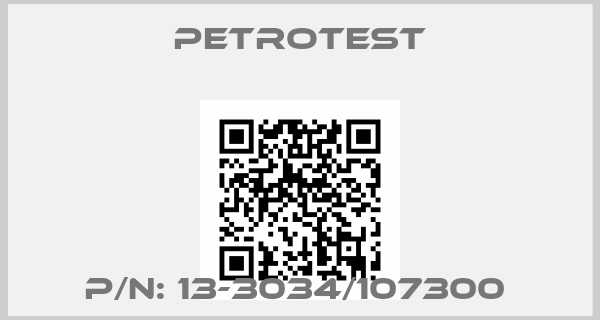 Petrotest-P/N: 13-3034/107300 