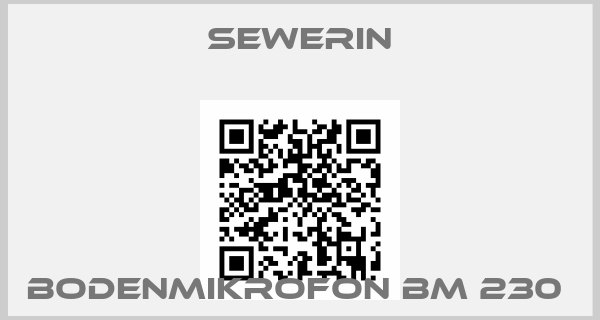 Sewerin-Bodenmikrofon BM 230 