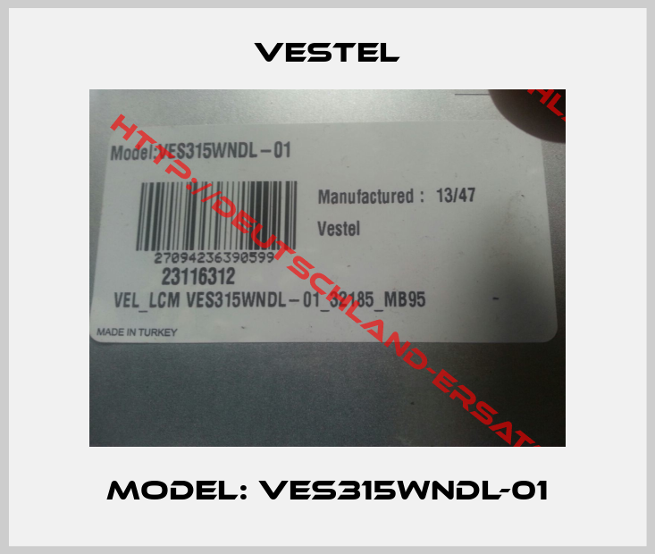 VESTEL-Model: VES315WNDL-01