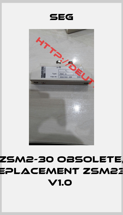 SEG-ZSM2-30 obsolete, replacement ZSM230 V1.0 