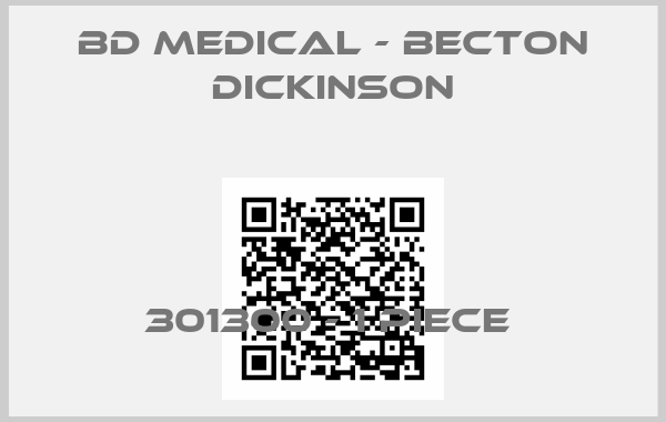 BD Medical - Becton Dickinson-301300 - 1 piece 