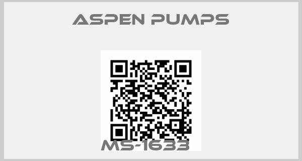 ASPEN Pumps-MS-1633  