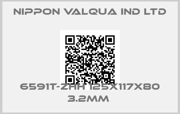 NIPPON VALQUA IND LTD-6591T-ZHH 125x117x80 3.2mm 
