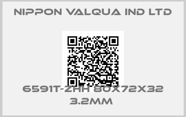 NIPPON VALQUA IND LTD-6591T-ZHH 80x72x32 3.2mm 