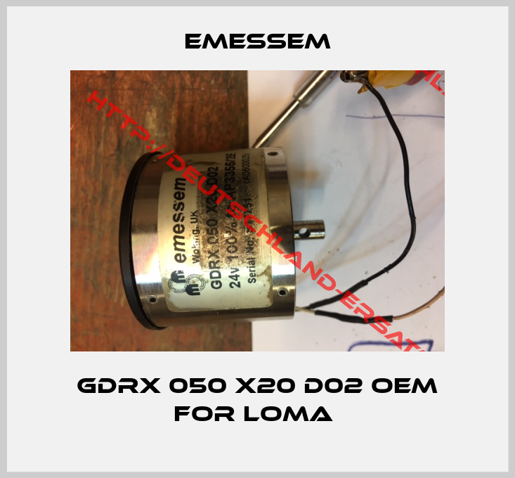 Emessem-GDRX 050 X20 D02 OEM for Loma 