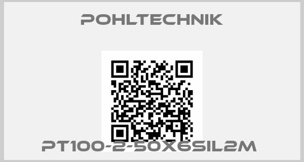 Pohltechnik-PT100-2-50x6sil2m 