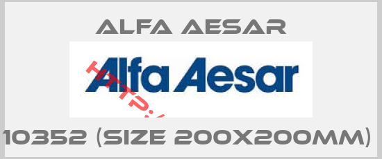 ALFA AESAR-10352 (Size 200x200mm) 