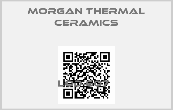 Morgan Thermal Ceramics-Lod 607  