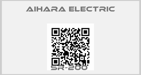 Aihara Electric-SR-200 