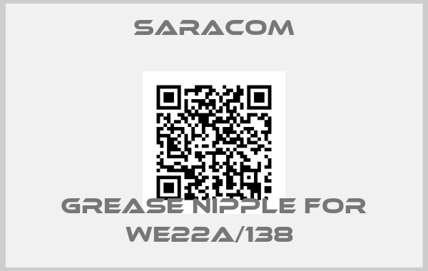 Saracom-Grease nipple for WE22A/138 