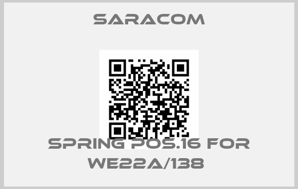 Saracom-Spring pos.16 for WE22A/138 