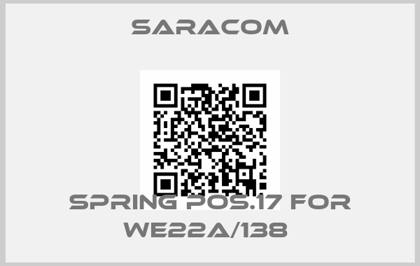 Saracom-Spring pos.17 for WE22A/138 