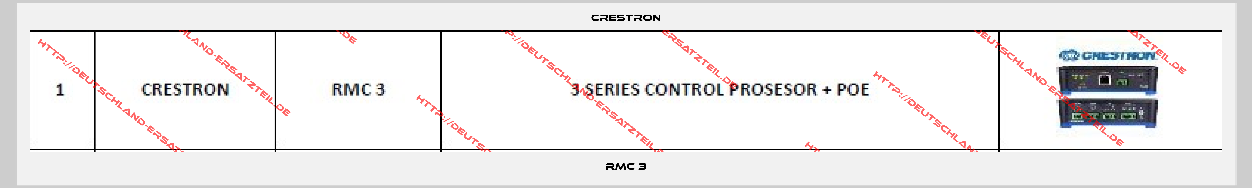 Crestron-RMC 3
