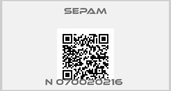 Sepam-N 070020216 