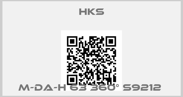 Hks-M-DA-H 63 360° S9212 