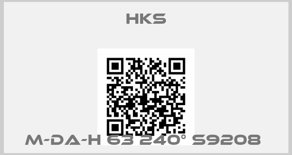 Hks-M-DA-H 63 240° S9208 