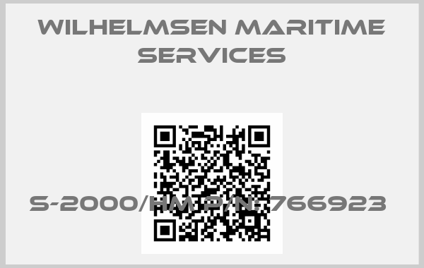 Wilhelmsen Maritime Services-S-2000/HM P/N: 766923 