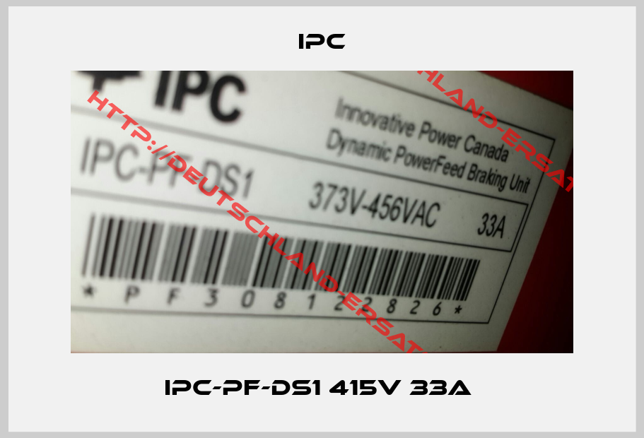 IPC-IPC-PF-DS1 415V 33A 