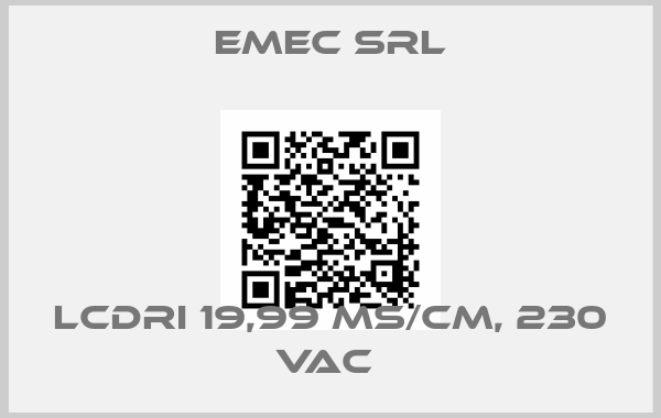 Emec Srl-LCDRI 19,99 MS/CM, 230 VAC 