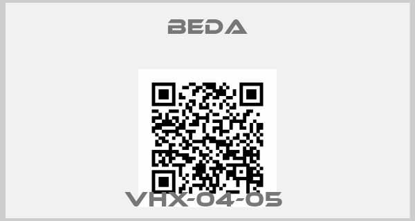 BEDA-VHX-04-05 