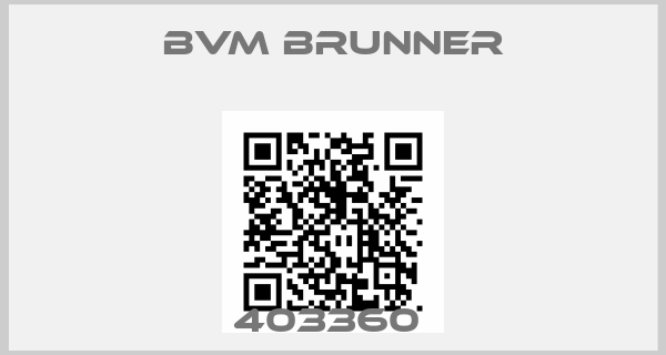 BVM Brunner-403360 
