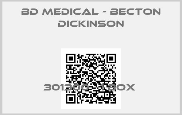 BD Medical - Becton Dickinson-301300 - 1 box 