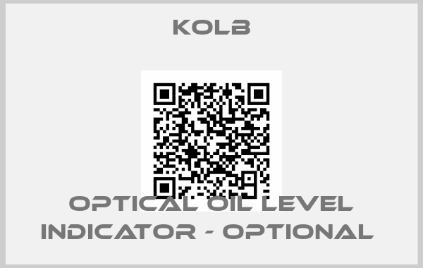 kolb-Optical oil level indicator - optional 