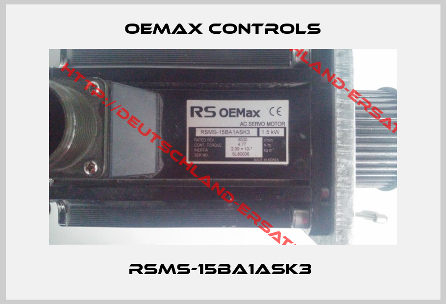 OEMAX CONTROLS-RSMS-15BA1ASK3 