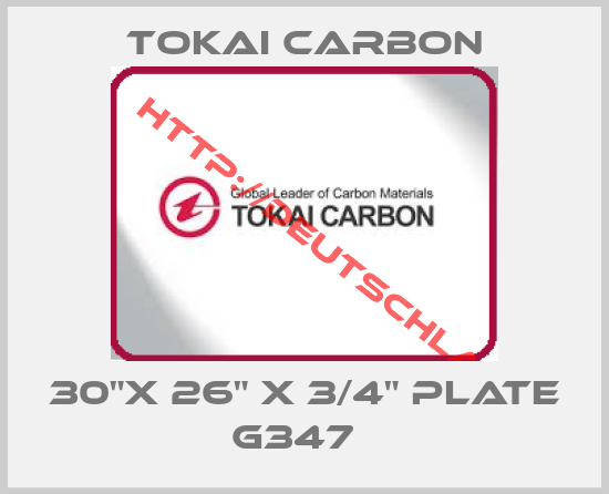Tokai Carbon-30"X 26" X 3/4" PLATE G347  