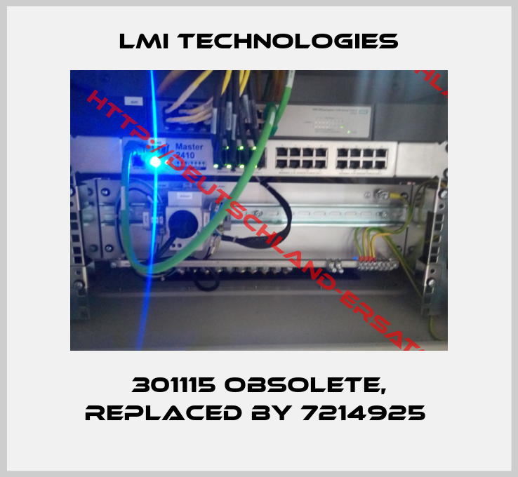 Lmi Technologies-301115 obsolete, replaced by 7214925 