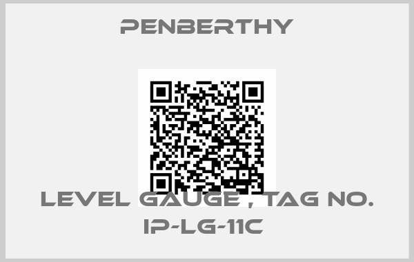 Penberthy-LEVEL GAUGE , TAG NO. IP-LG-11C 
