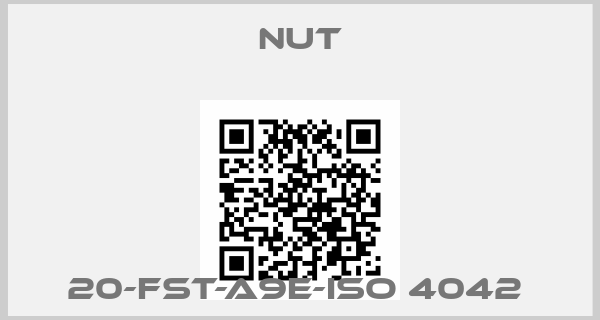 Nut-20-FSt-A9E-ISO 4042 