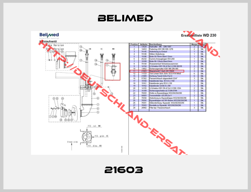 Belimed-21603 
