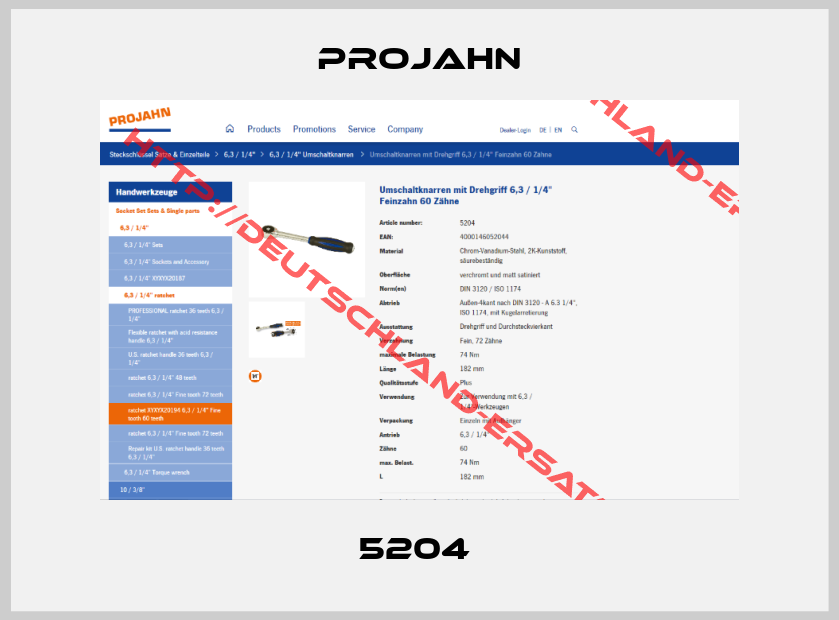 Projahn-5204 