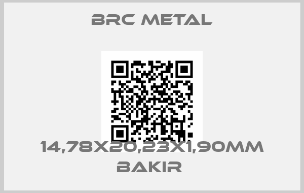 BRC METAL-14,78x20,23x1,90MM BAKIR 
