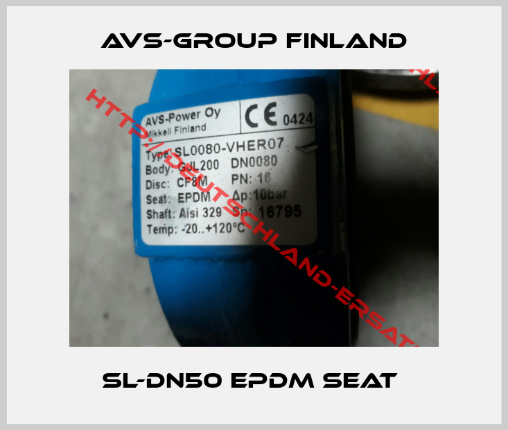 AVS-Group Finland-SL-DN50 EPDM seat 