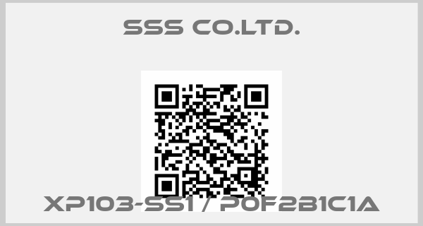 SSS Co.Ltd.-XP103-SS1 / P0F2B1C1A