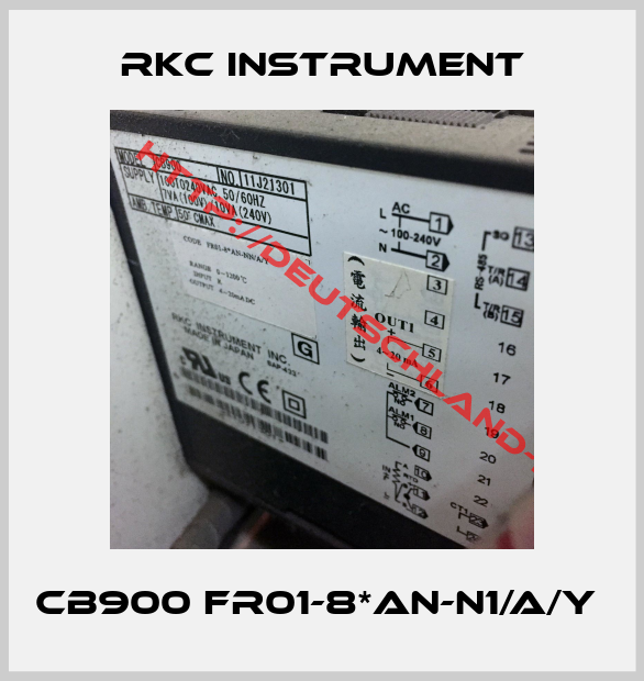 RKC INSTRUMENT-CB900 FR01-8*AN-N1/A/Y 
