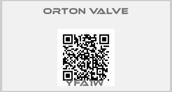 Orton Valve-YFA1W 