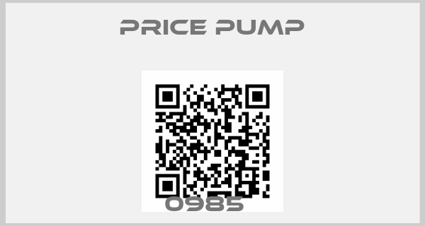 Price pump-0985  