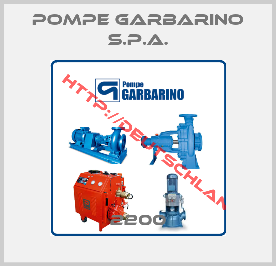 Pompe Garbarino S.P.A.-2200
