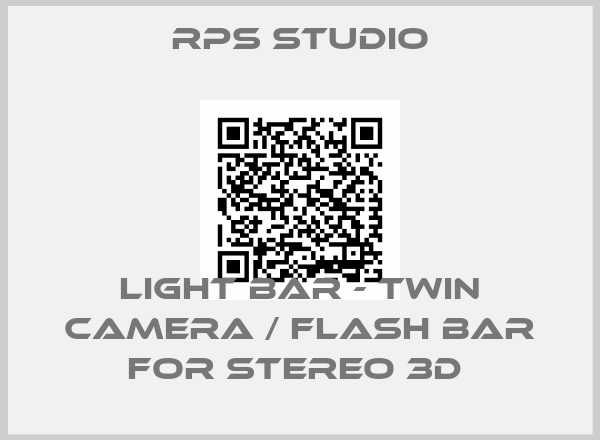 RPS Studio-LIGHT BAR - TWIN CAMERA / FLASH BAR FOR STEREO 3D 