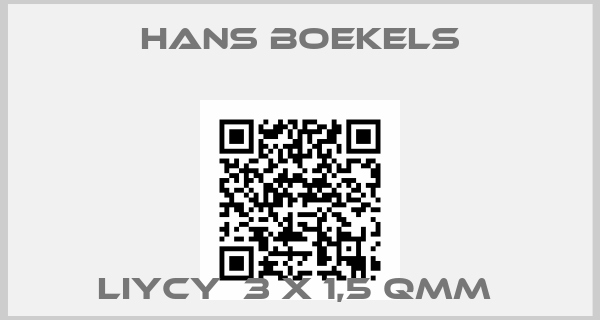 Hans Boekels-LIYCY  3 X 1,5 QMM 