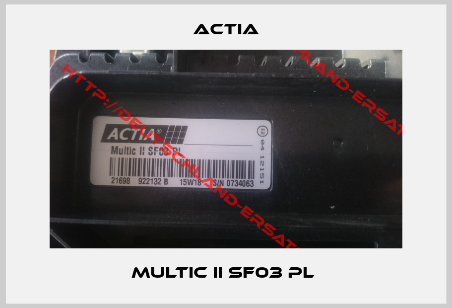 Actia-Multic II SF03 PL 