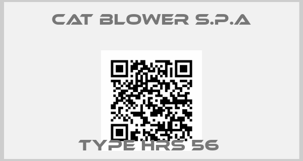 CAT BLOWER S.P.A-Type HRS 56 