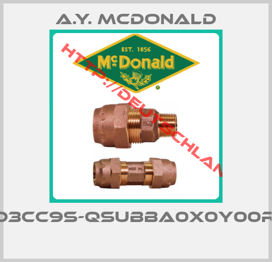 A.Y. McDonald-FD3CC9S-QSUBBA0X0Y00RC 