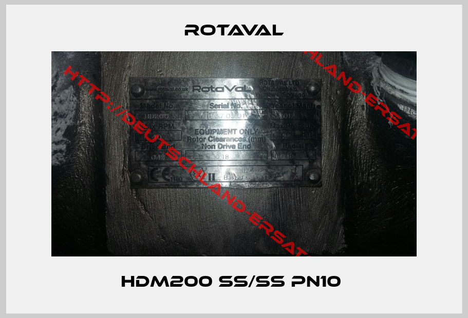 ROTAVAL-HDM200 SS/SS PN10 