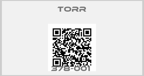 TORR-378-001 