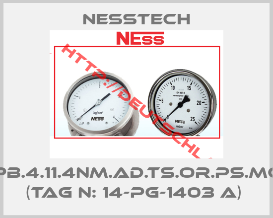 Nesstech-PB.4.11.4NM.AD.TS.OR.PS.MC (Tag N: 14-PG-1403 A) 